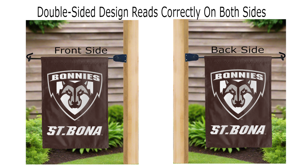 St. Bonaventure University - Bonnies Shield Garden Flag