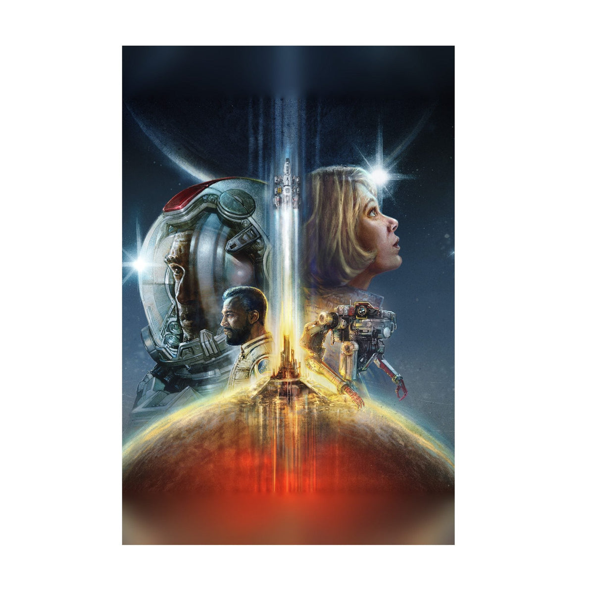 Starfield Poster ‚Äî Key Art Print | Sci-Fi Gaming Wall Art