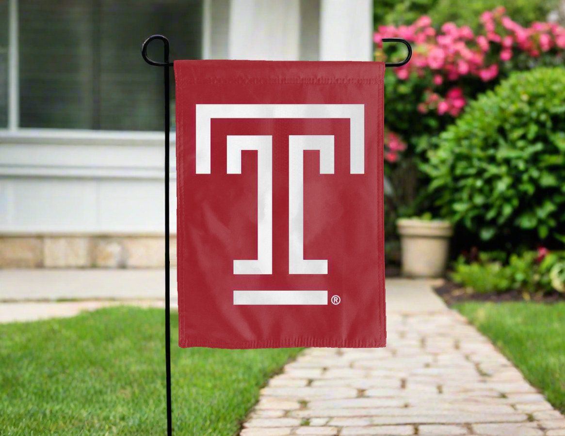 Temple University Garden Flag
