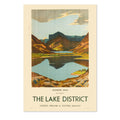 The Lake District ‚Äî Vintage 1930s Travel Poster | England Wall Art