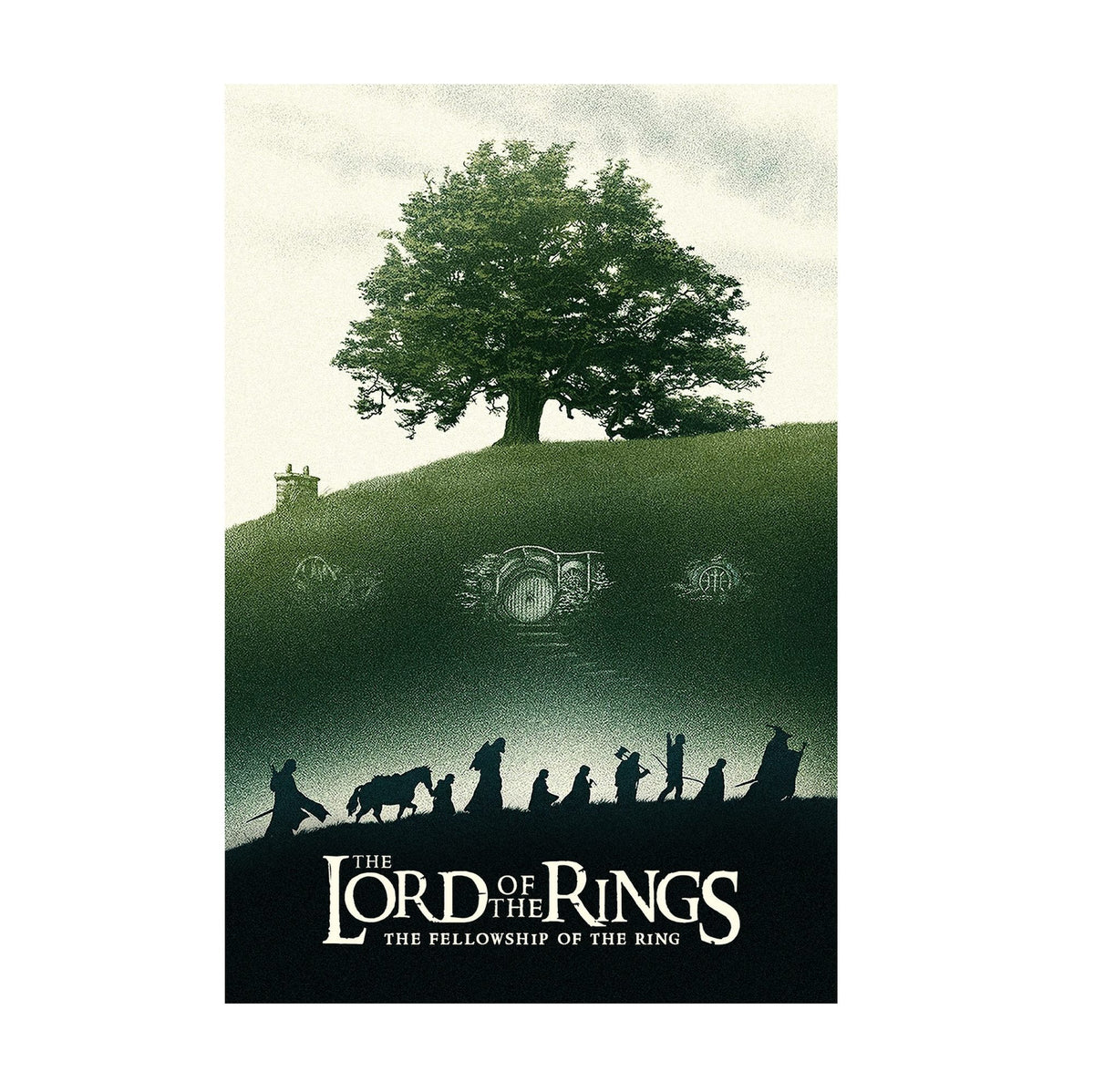 The Lord of the Rings: The Fellowship of the Ring (2001) Poster ‚Äî Shire Tree Art | Fantasy Wall Art