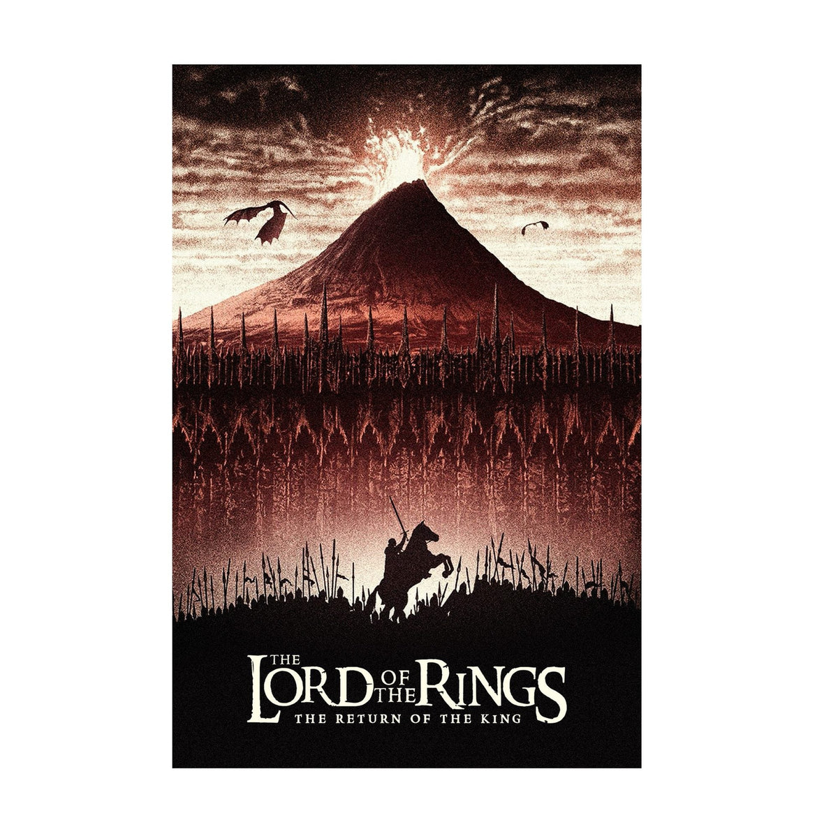 The Lord of the Rings: The Return of the King (2003) Poster ‚Äî Mount Doom Art | Fantasy Wall Art