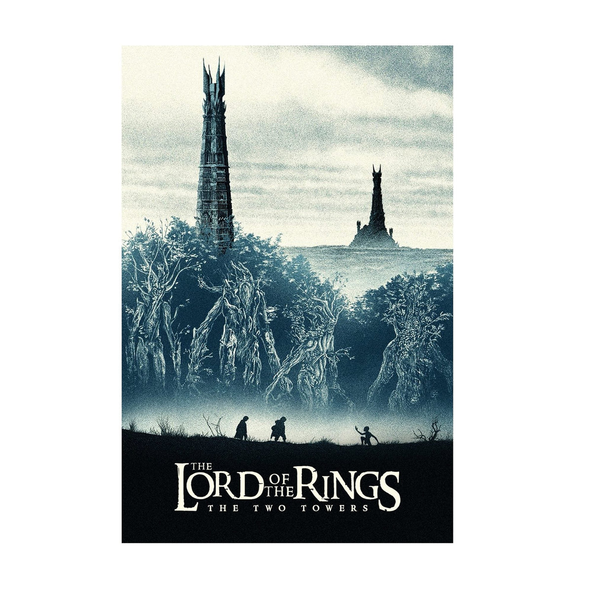 The Lord of the Rings: The Two Towers (2002) Movie Poster ‚Äî Orthanc Art Print | Fantasy Wall Art
