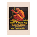 There‚Äôs a Better Way ‚Äî What Can You Offer? Poster ‚Äî 1920s Work Incentive Motivational Print | Vintage Office Wall Art