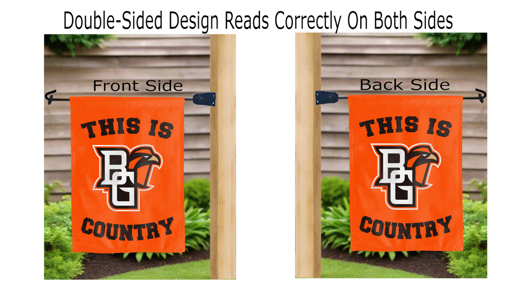 Bowling Green State Falcons Country Double Sided Garden Flag