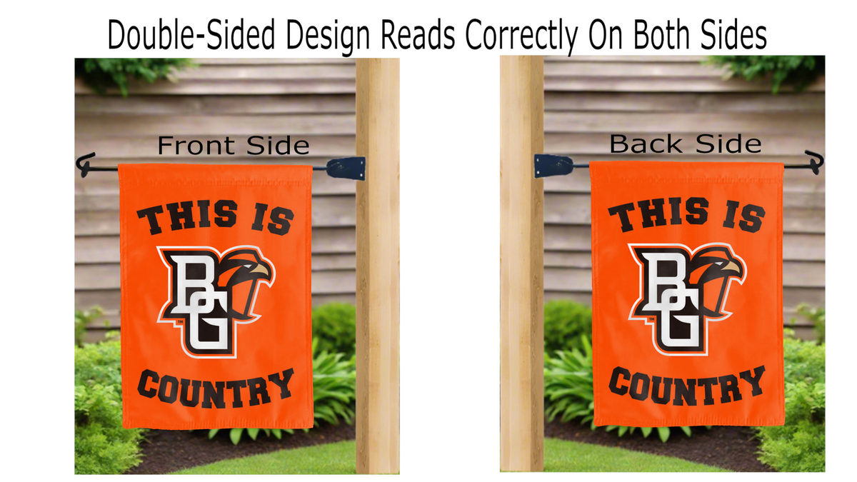 Bowling Green State Falcons Country Double Sided Garden Flag