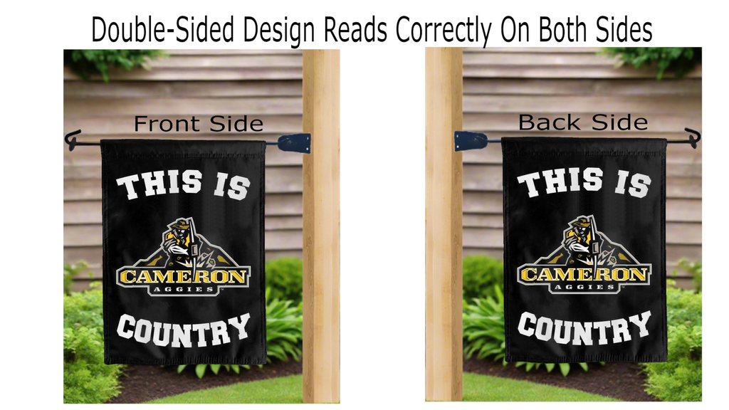 Cameron University - This Is Cameron University Aggies Country Garden Flag