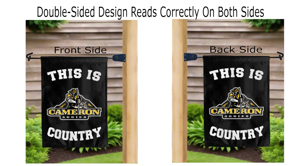 Cameron University - This Is Cameron University Aggies Country Garden Flag