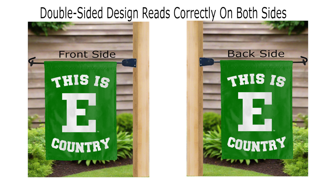 This Is Eastern Michigan Eagles Country Double Sided Garden Flag