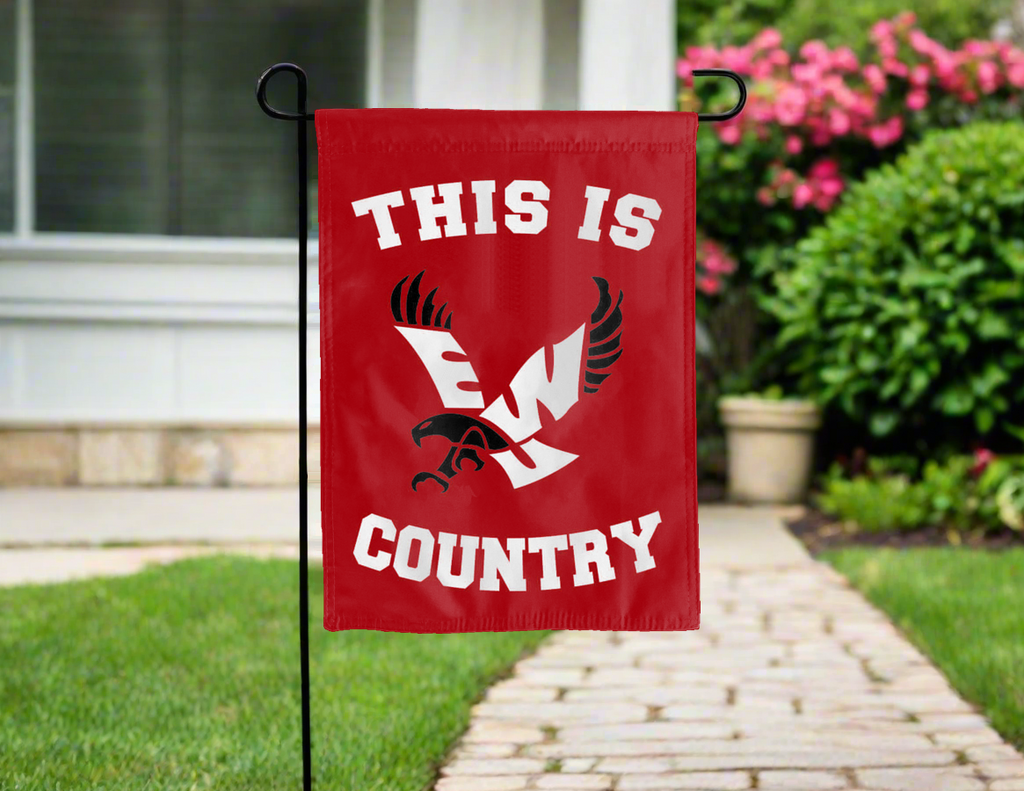 This Is Eastern Washington Eagles Country Double Sided Garden Flag