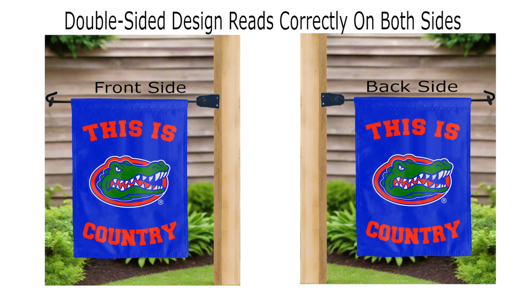 This Is University of Florida Gators Country Double Sided Garden Flag