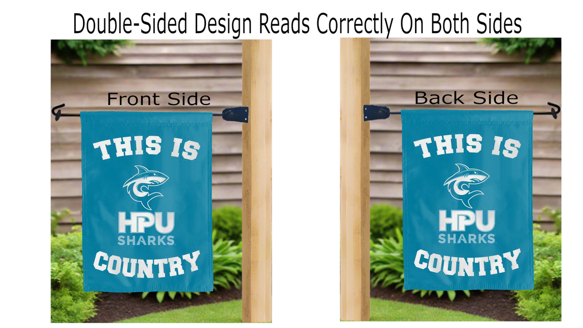 Hawaii Pacific University - This Is HPU Sharks Country Garden Flag