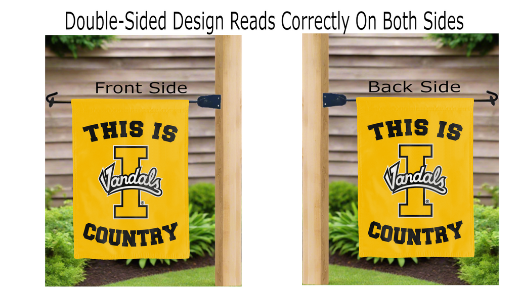 This Is Vandals Country Gold Double Sided Garden Flag