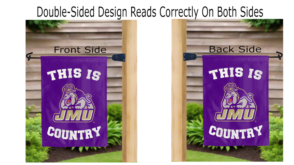 This Is JMU Dukes Country Double Sided Garden Flag