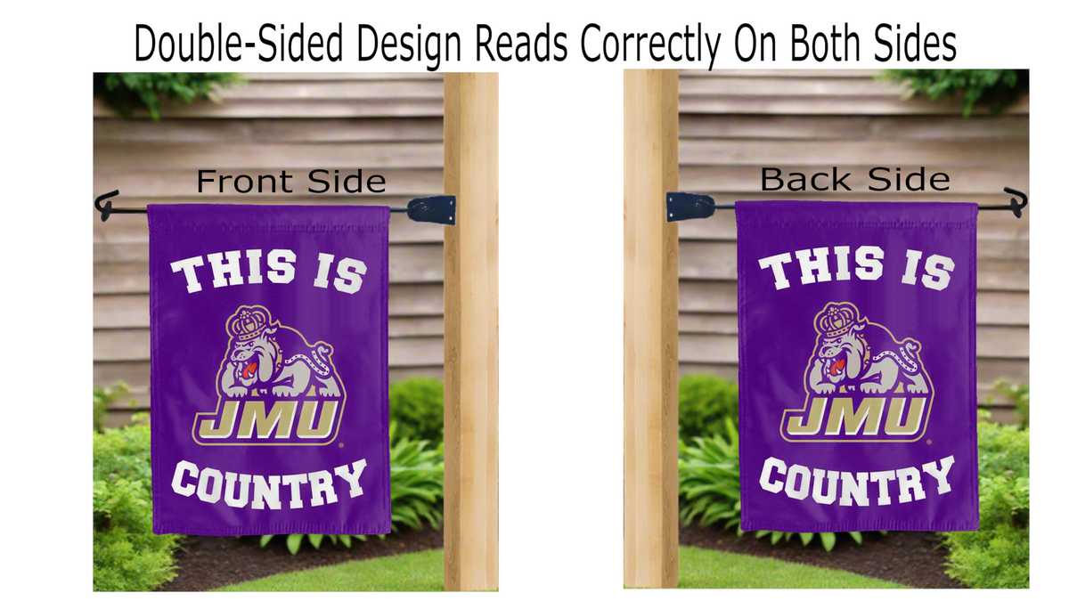 This Is JMU Dukes Country Double Sided Garden Flag