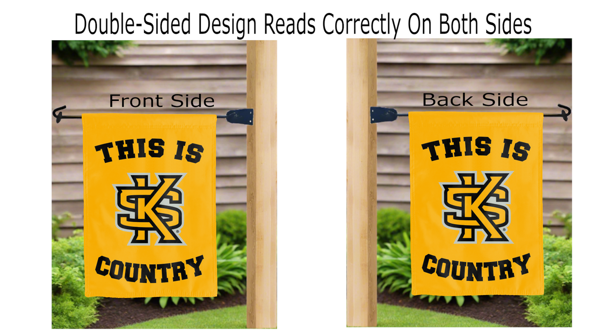 Kennesaw State - This Is Kennesaw State University Country Garden Flag