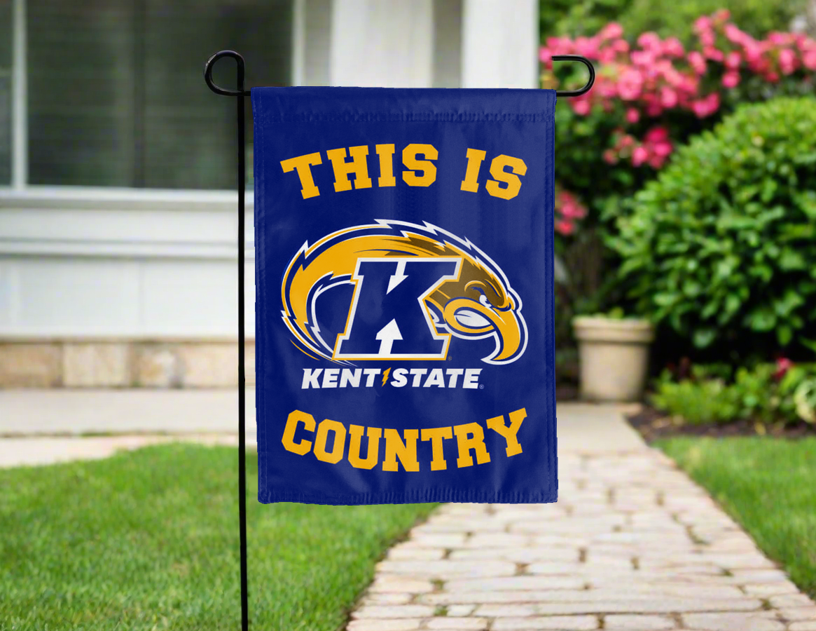 This Is Kent State Country Double Sided Garden Flag