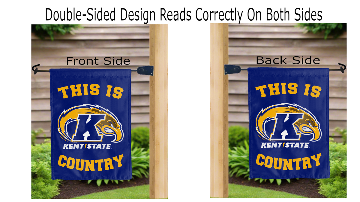 This Is Kent State Country Double Sided Garden Flag