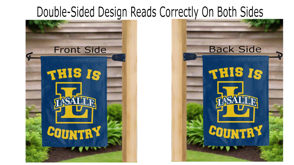 La Salle - This Is La Salle Explorers Country Garden Flag