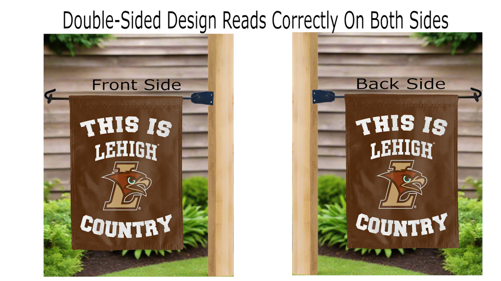 Lehigh - This Is Lehigh Mountain Hawks Country Garden Flag