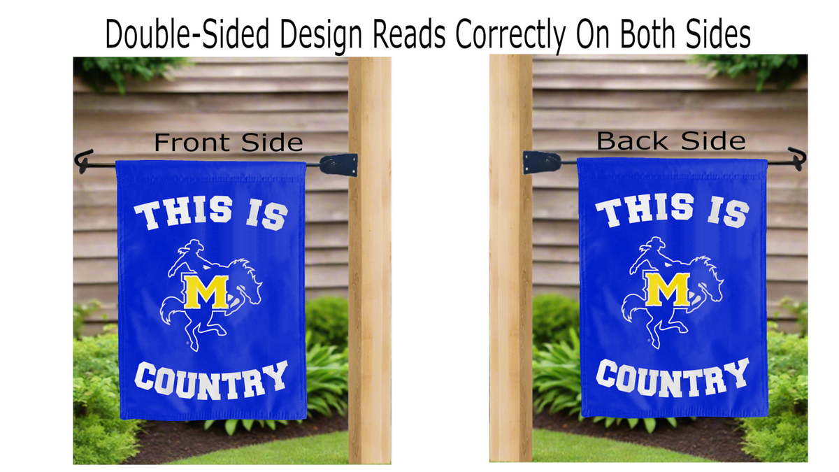 McNeese State Cowboys Country Double Sided Garden Flag