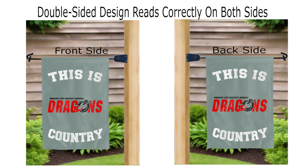 Minnesota State Dragons Country Double Sided Garden Flag