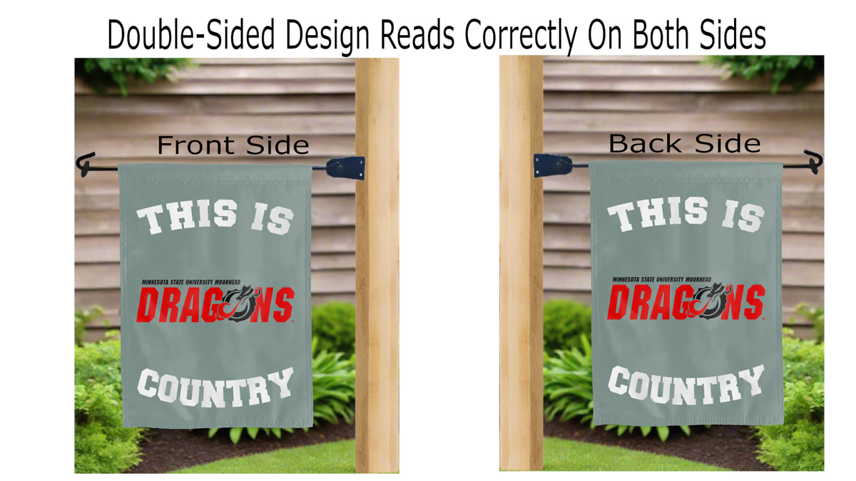 Minnesota State Dragons Country Double Sided Garden Flag