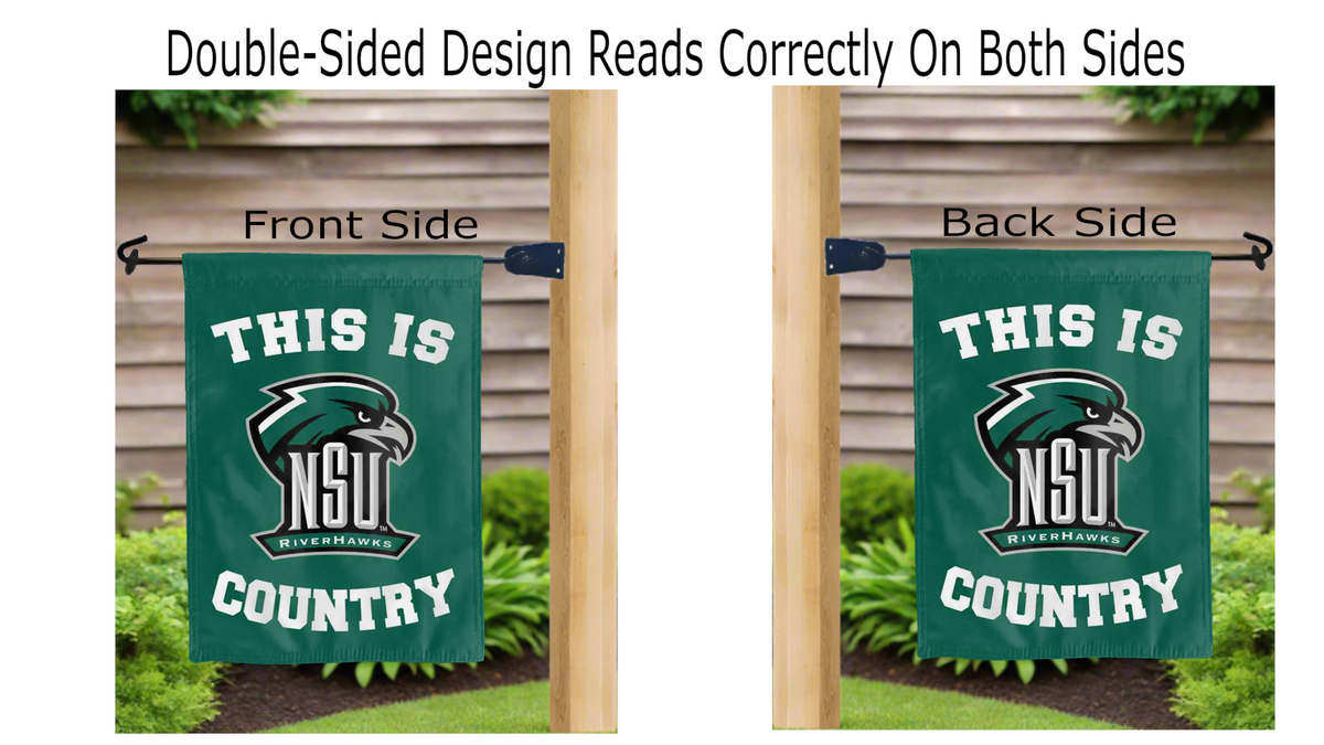 Northeastern State University - This Is NSU Riverhawks Country Garden Flag