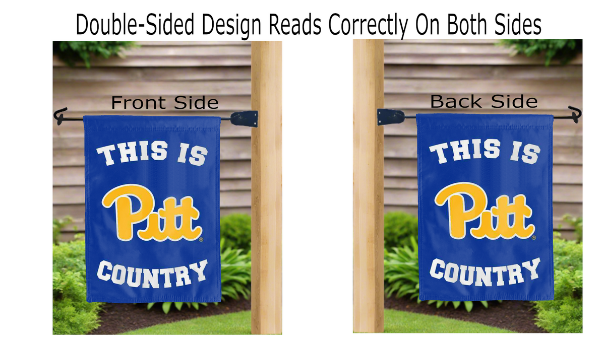 University of Pittsburgh - This Is Pitt Country Garden Flag