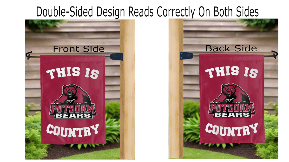 SUNY Potsdam - This Is SUNY Potsdam Bears Country Garden Flag