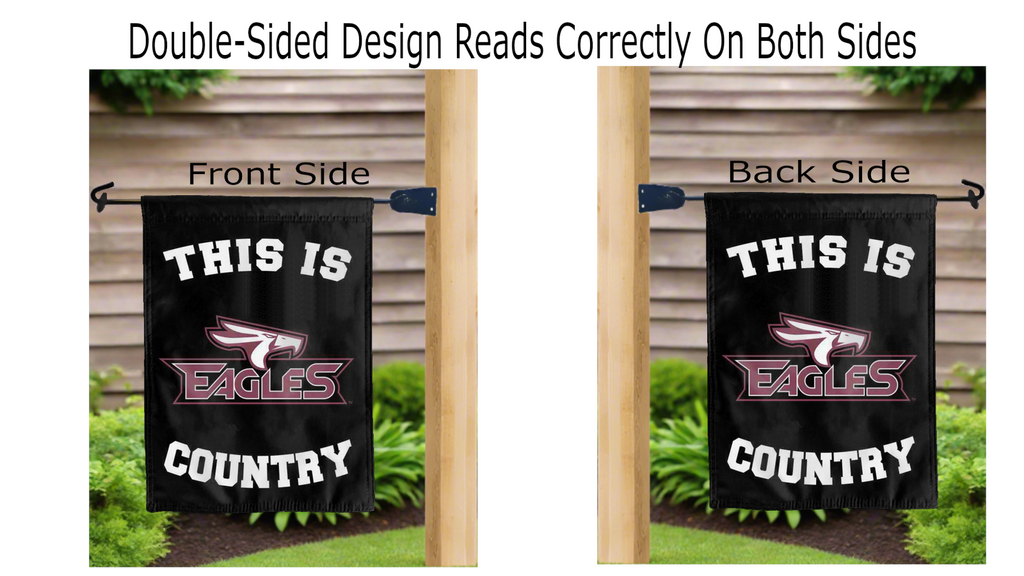 Texas A&M University-Texarkana - This Is Eagles Country Garden Flag