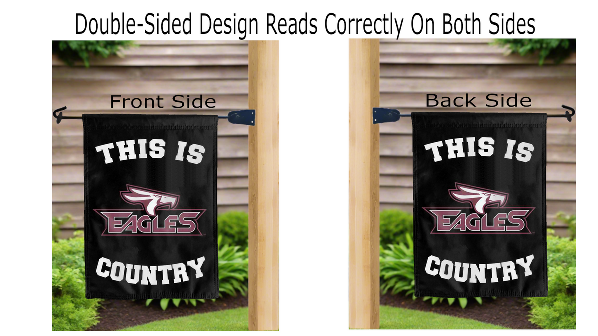 Texas A&M University-Texarkana - This Is Eagles Country Garden Flag