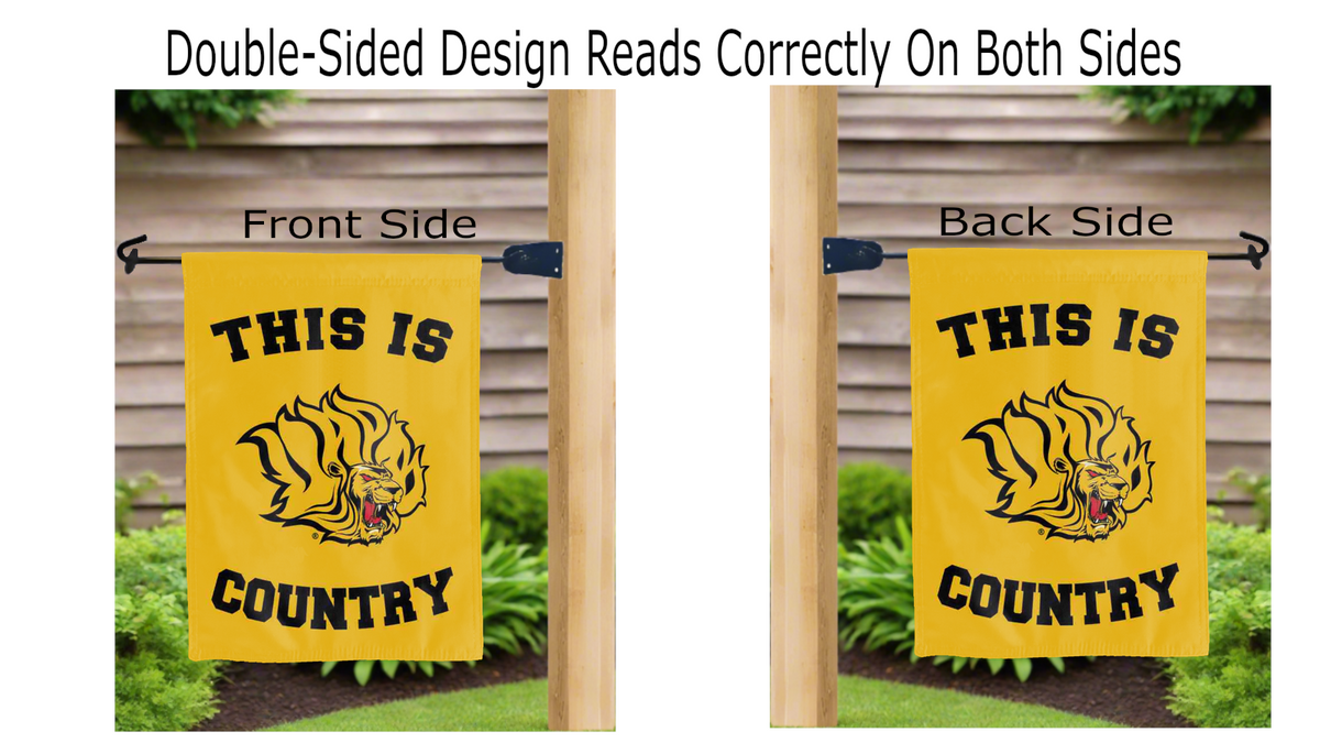 University of Arkansas at Pine Bluff - This Is University of Arkansas at Pine Bluff Golden Lions Country Garden Flag