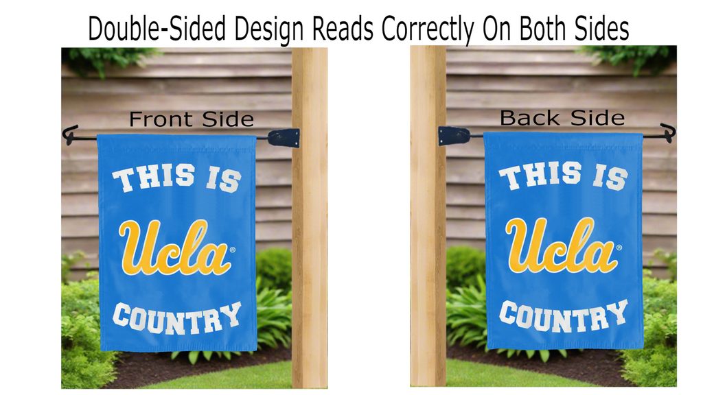 13x18 UCLA Garden Flag with This Is UCLA Bruins Country Logo
