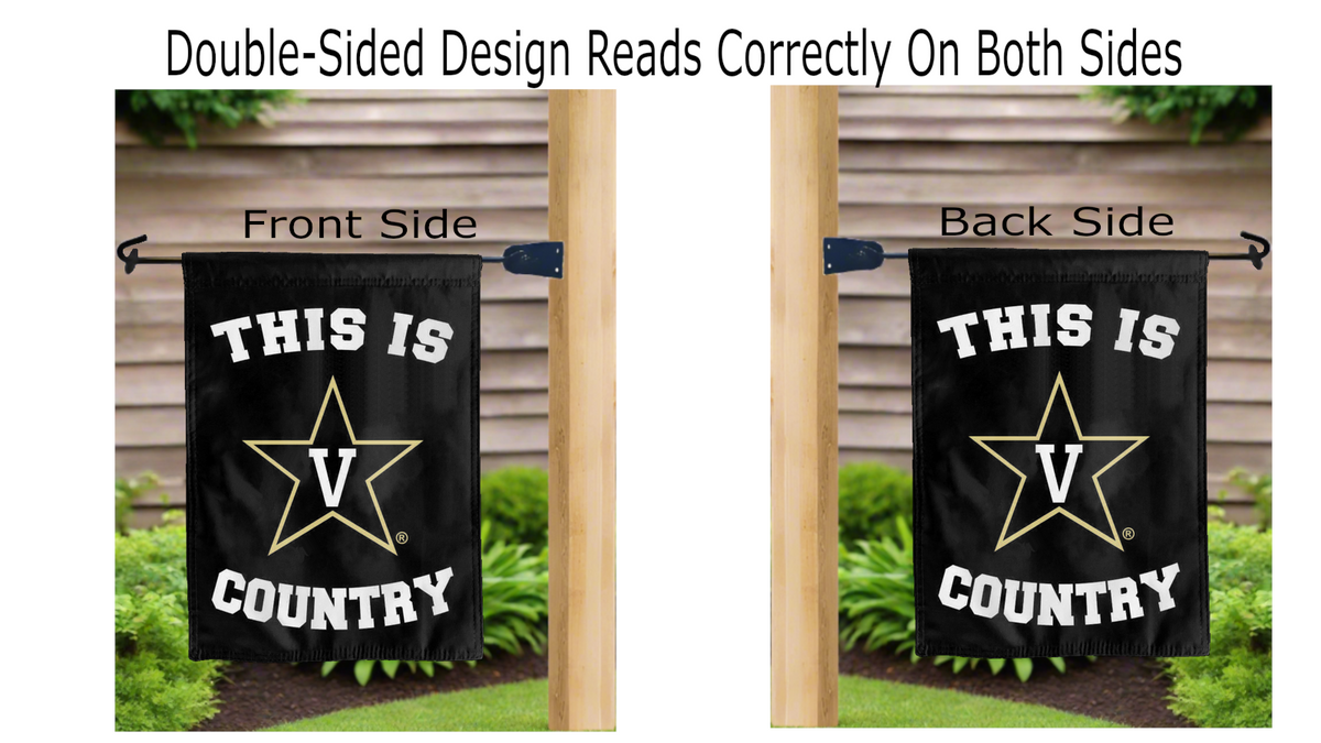 This Is Vanderbilt Commodores Country Double Sided Garden Flag
