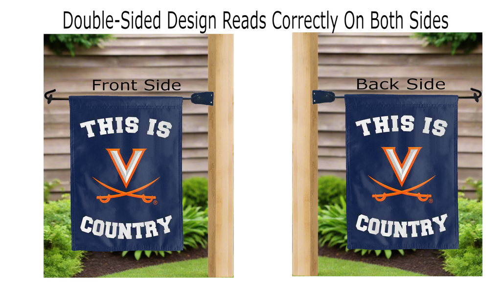 This Is Virginia Cavaliers Country Double Sided Garden Flag