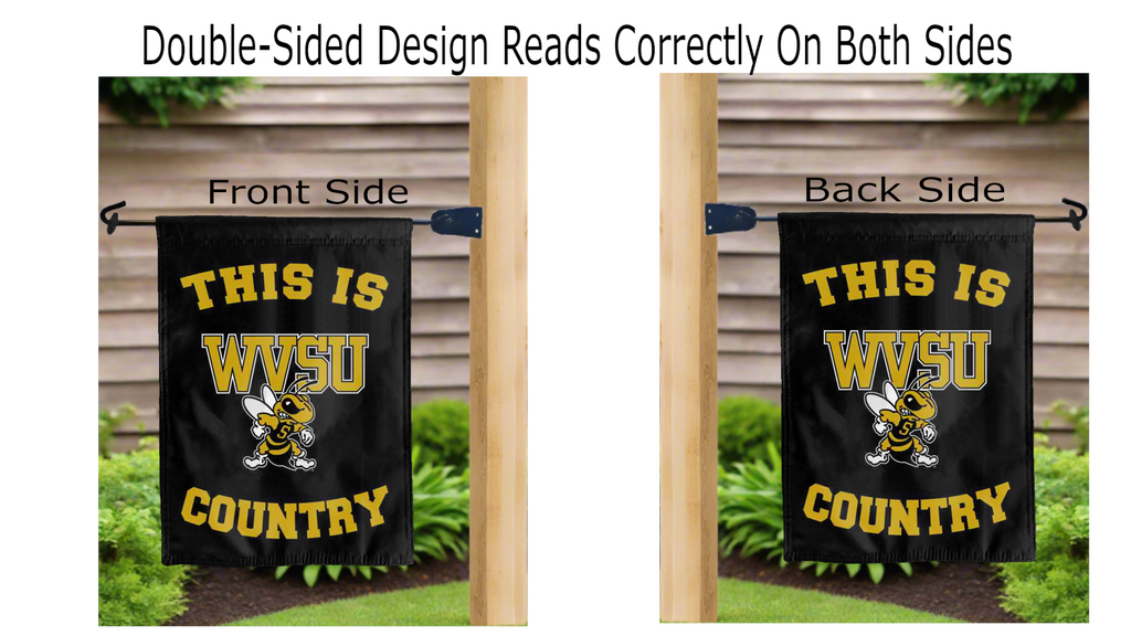 West Virginia State University - Thsi Is WVSU Yellow Jackets Country Garden Flag