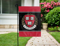 Harvard University Red and Black Garden Flag