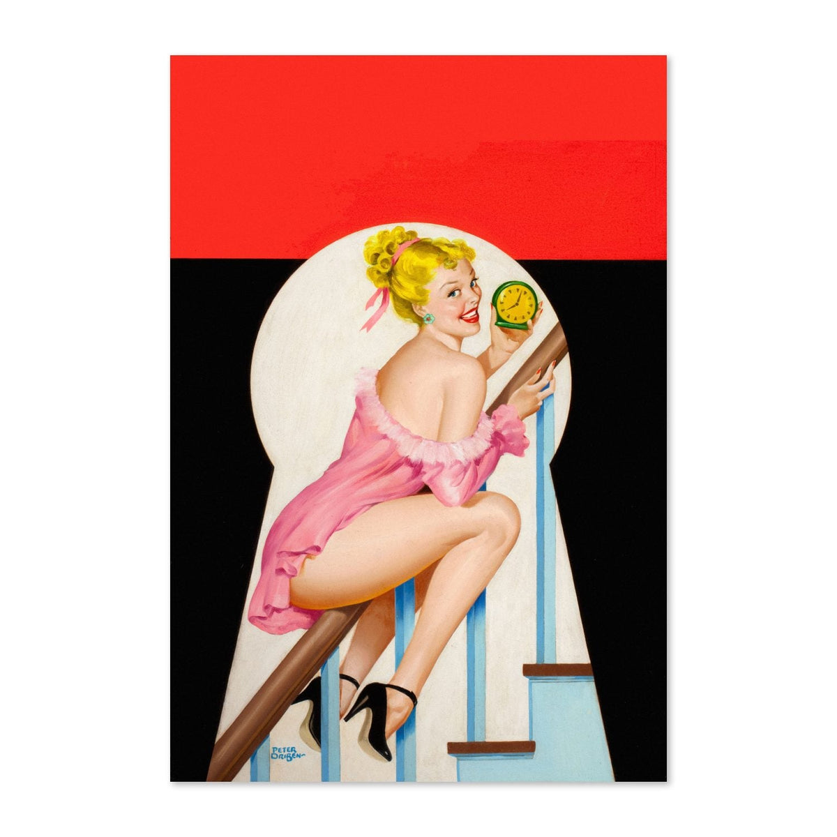 Time for Some Fun ‚Äî Peter Driben 1950s Pin-Up Poster | Keyhole Wall Art