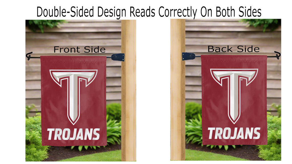 Troy University - Trojans Double Sided Garden Flag