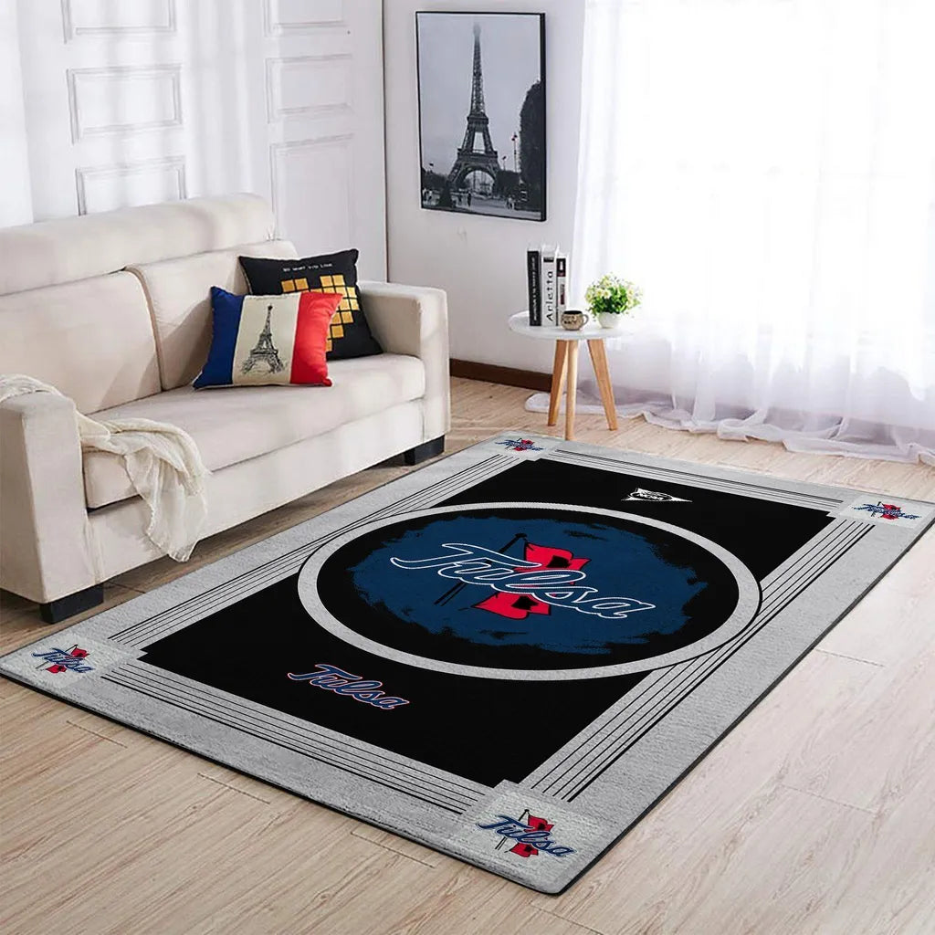 Tulsa Area Rug for Stylish Living Room Decor Bla...