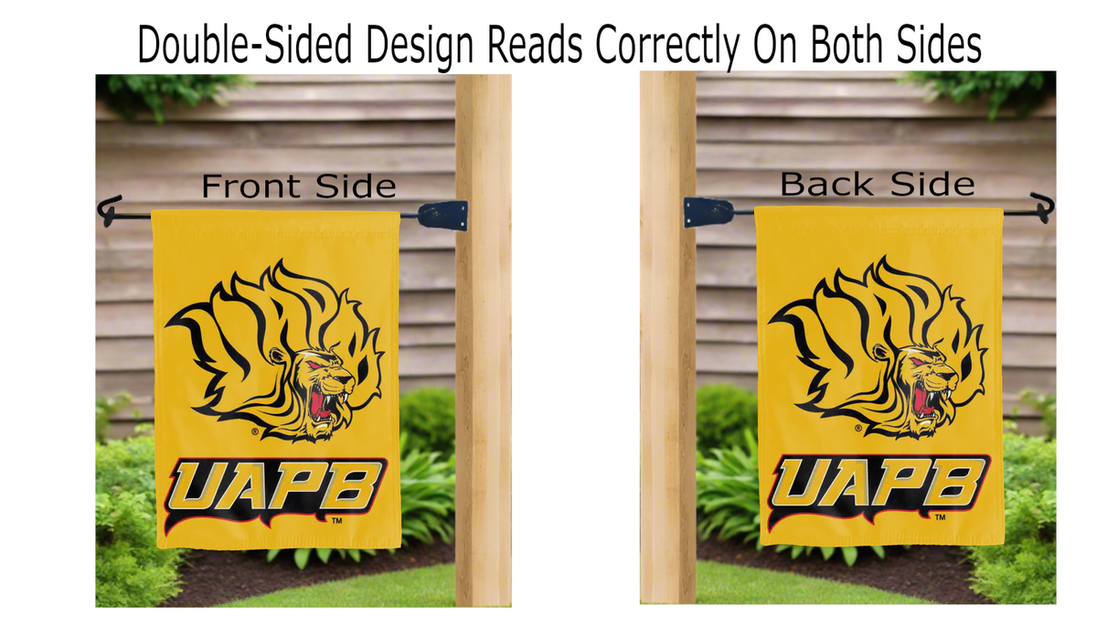 University of Arkansas at Pine Bluff - Golden Lions Garden Flag