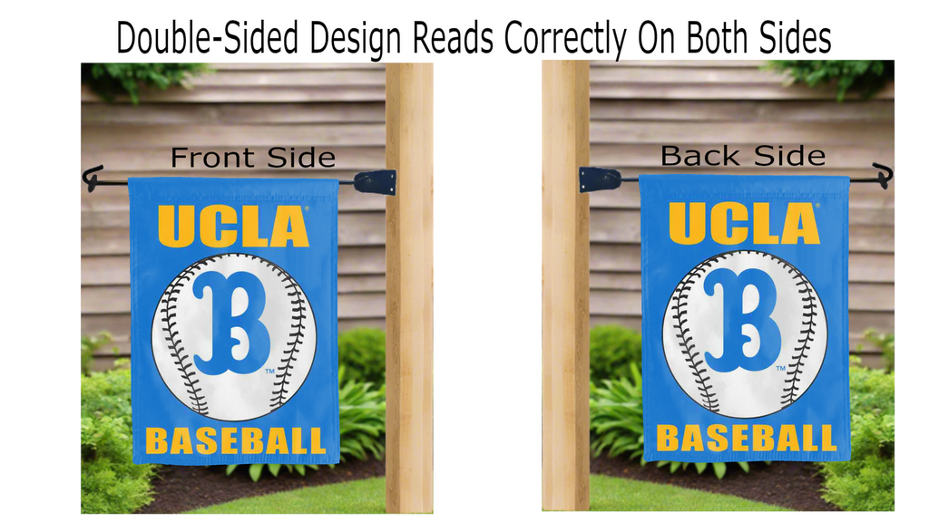 13x18 UCLA Baseball Garden Flag