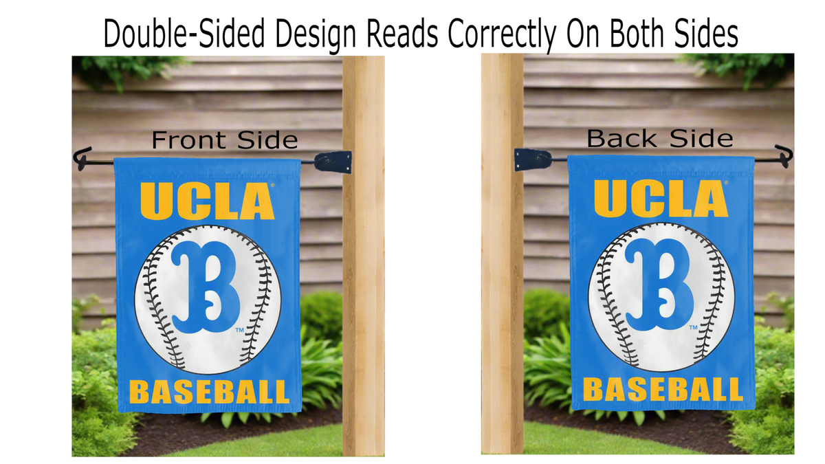 13x18 UCLA Baseball Garden Flag