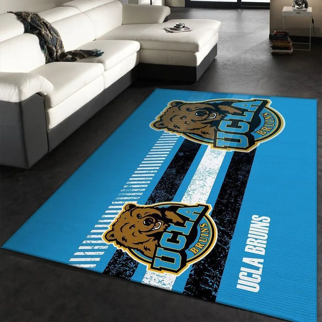 UCLA Bruins Sports Rug for Bedroom Game Room Bla...