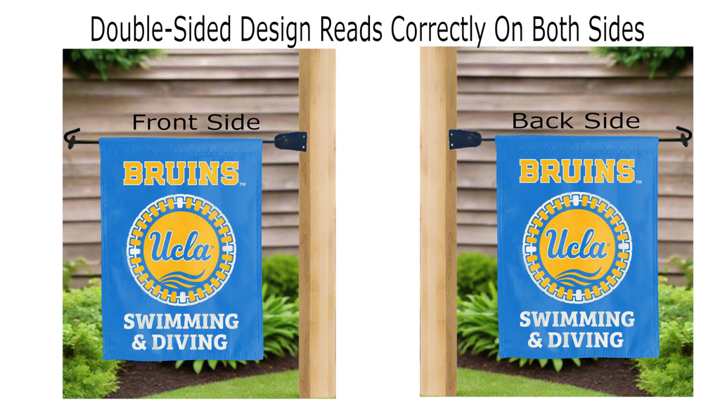 13x18 UCLA Swimming & Diving Garden Flag