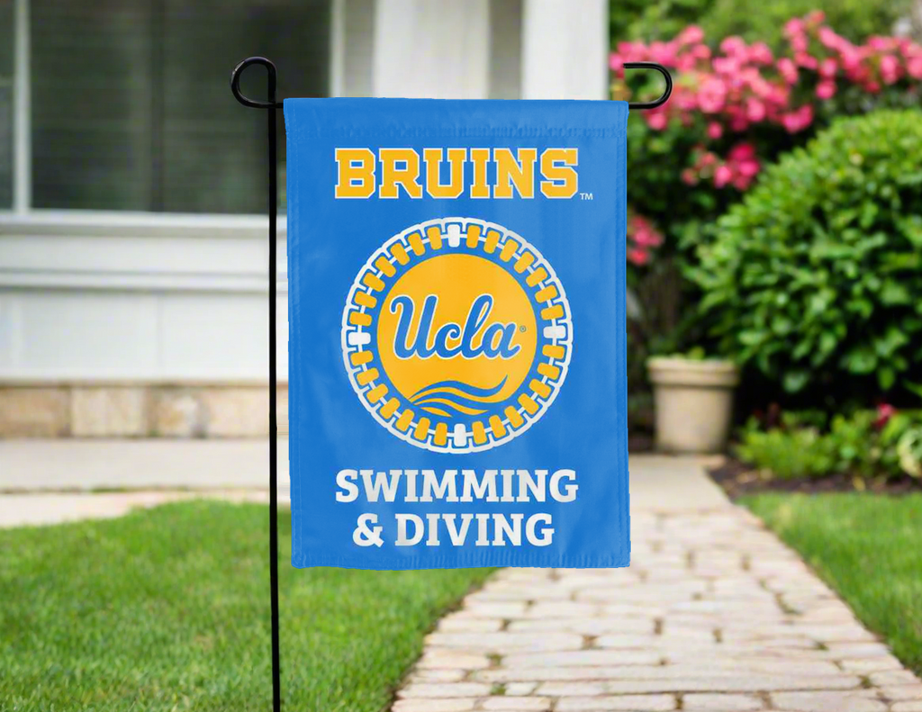 13x18 UCLA Swimming & Diving Garden Flag