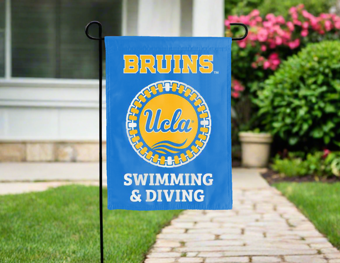 13x18 UCLA Swimming & Diving Garden Flag
