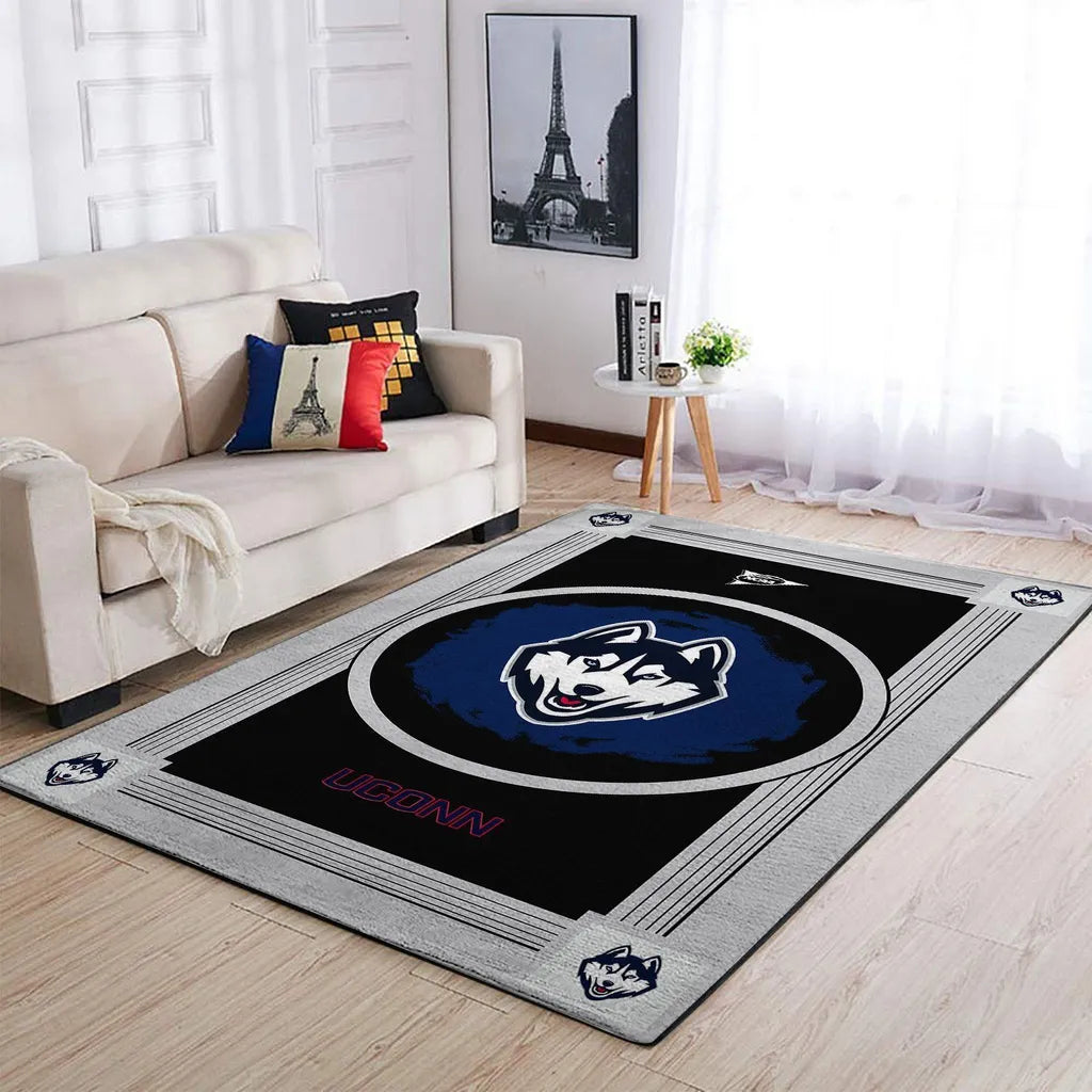 Uconn Huskies Area Rug Perfect for Living Room D...