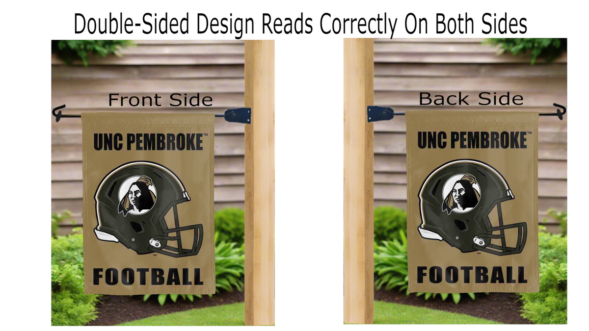 UNC Pembroke Football Garden Flag